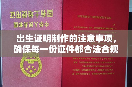 佳县出生证明制作的注意事项，确保每一份证件都合法合规