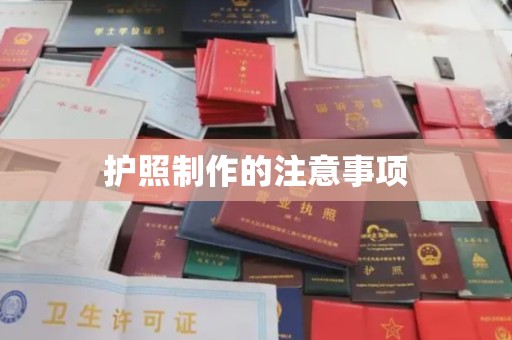 佳县护照制作的注意事项