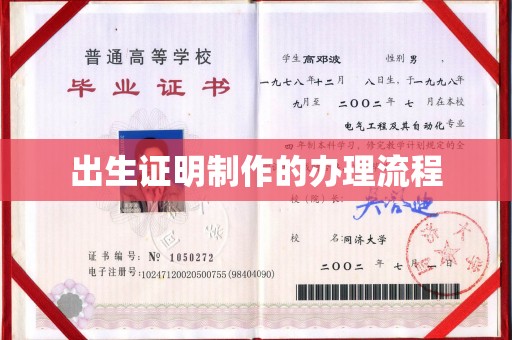 佳县出生证明制作的办理流程